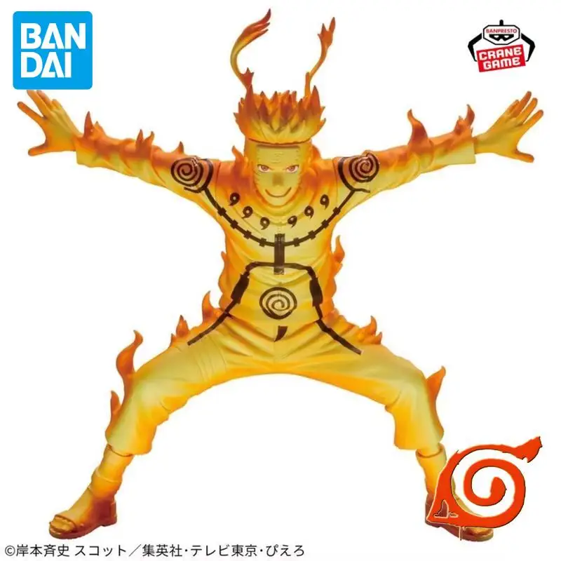 In Stock Bandai Original Banpresto Uzumaki Naruto Six Paths Version Figures Anime Statues Cartoon Action Models Dolls Toys Gifts