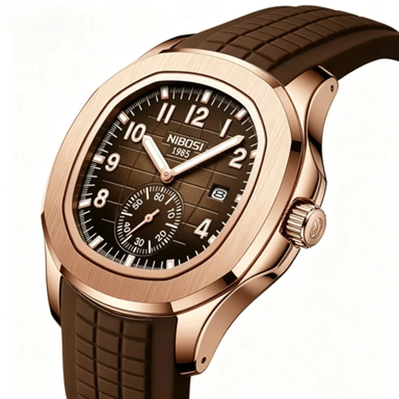 Luxury Men Quartz Wristwatch Waterproof Luminous Auto-Date Male Watch Top Brand Wrist Clock for Daily Business Wear