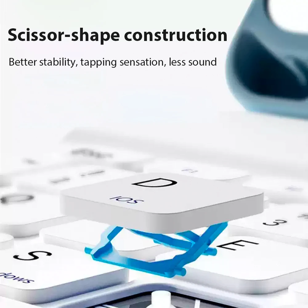 Para android ios windows extra longa espera bluetooth teclado sem fio rosa multilíngue tablet teclado e mouse acessórios