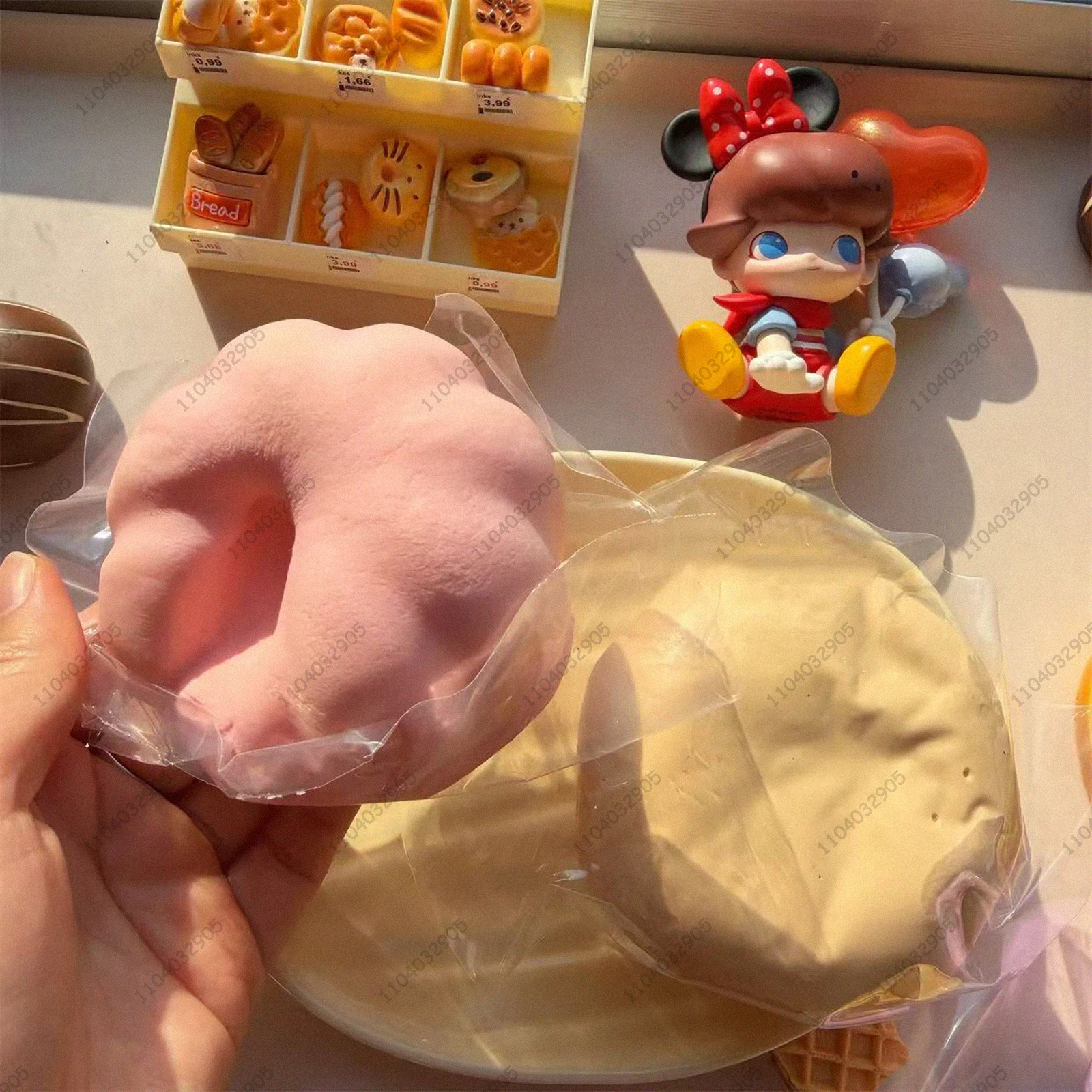 아이스크림 볼 모이스트 슬로우 라이징 스퀴시 소프트 딸기 케이크 피젯 토이즈 AMSR 감각 장난감 어린이 및 성인용 스트레스 해소 선물