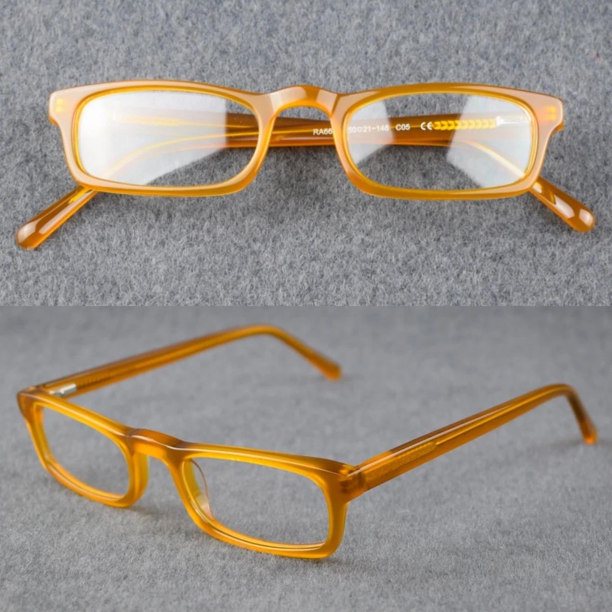 Acetate Rectangle Eyeglasses Frames Optical Glasses Men Women Handmade Vintage Myopia Prescription New Designer Eyewear