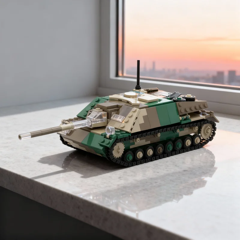 

619pcs MOC Jagdpanzer IV Model Building Blocks Architecture DIY Assemble Christmas Gifts Idea Education Brick Kids Toy Creative