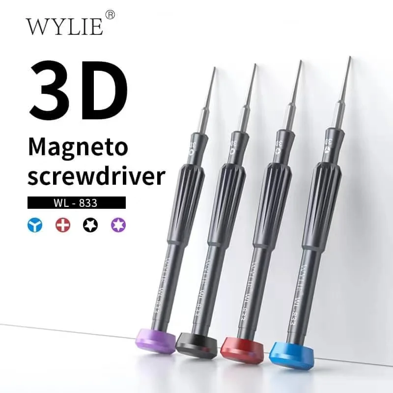 Wrcibo WL-833 3D Stronge Magnetic Screwdriver Set High Precision S2 Bits  Bolt Opening Driver Mobile Phone Disassembly Repair