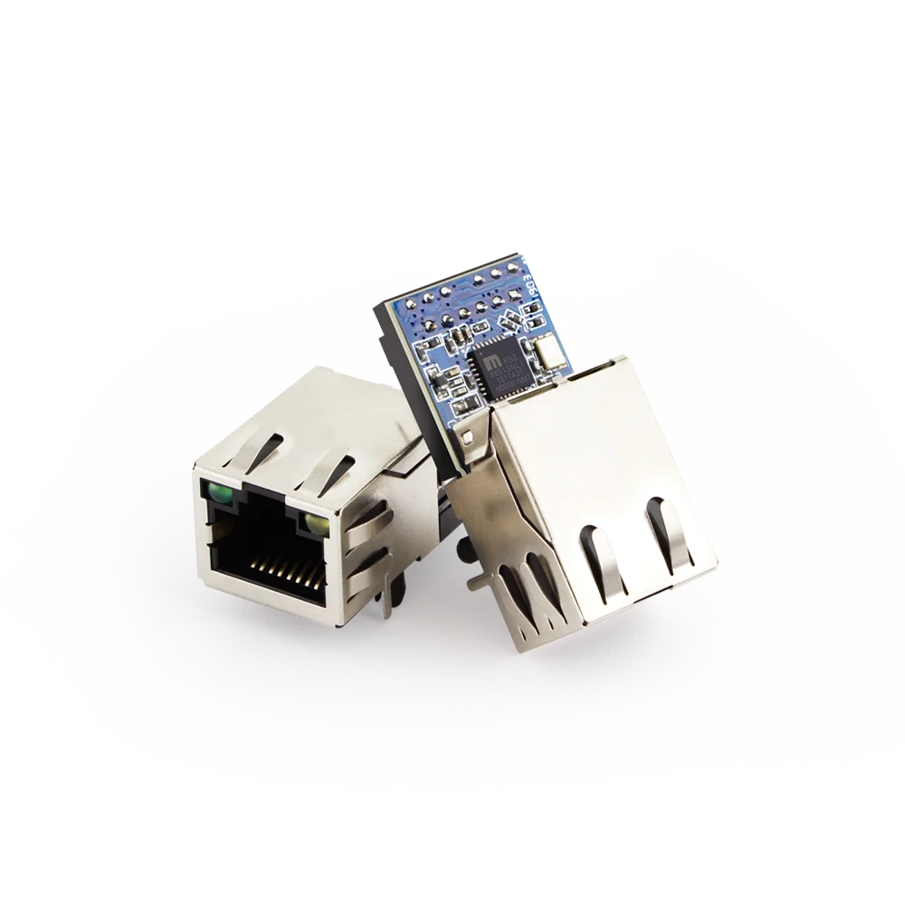 UART to Ethernet Module Industrial Port TTL Serial Port USR-K6 Used for TCP/UDP Data Transmission RJ45 Network