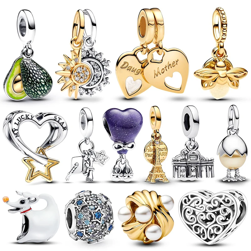 

Подвески Pandora 925, оригинальные новые в белых бусинах для щенков, подходят для браслета, ожерелья для женщин, очаровательное серебро 925, роскошные ювелирные изделия своими руками, подарки на вечеринку