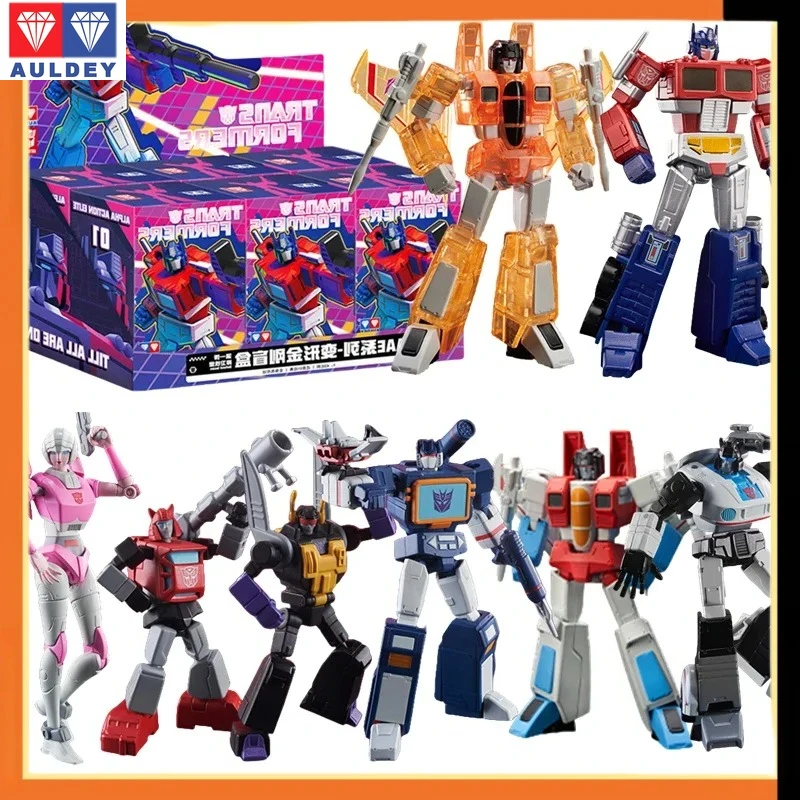 AULDEY ‌Original Transformers Action Figures - Optimus Prime Starscream Soundwave Arcee Cliffjumper -  Autobot Toy Collectibles