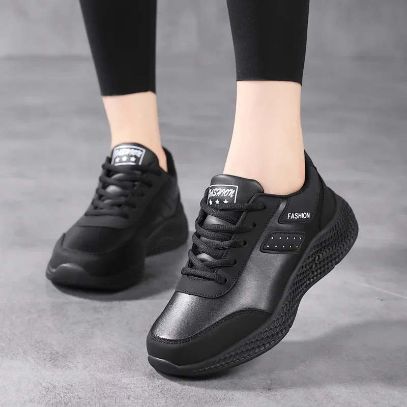 Autumn Casual Shoes for Women Comfort Platform Sneakers Women Thick Sole Lacing Running Shoes Loafers Zapatos De Mujer