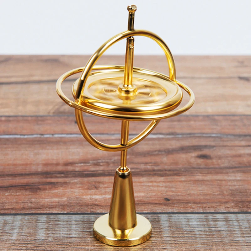 Hot-Self-balancing Gyroscope Anti-gravity Decompression Educational Toy Six Generations Colorful Finger Gyroscope Gift For Kid