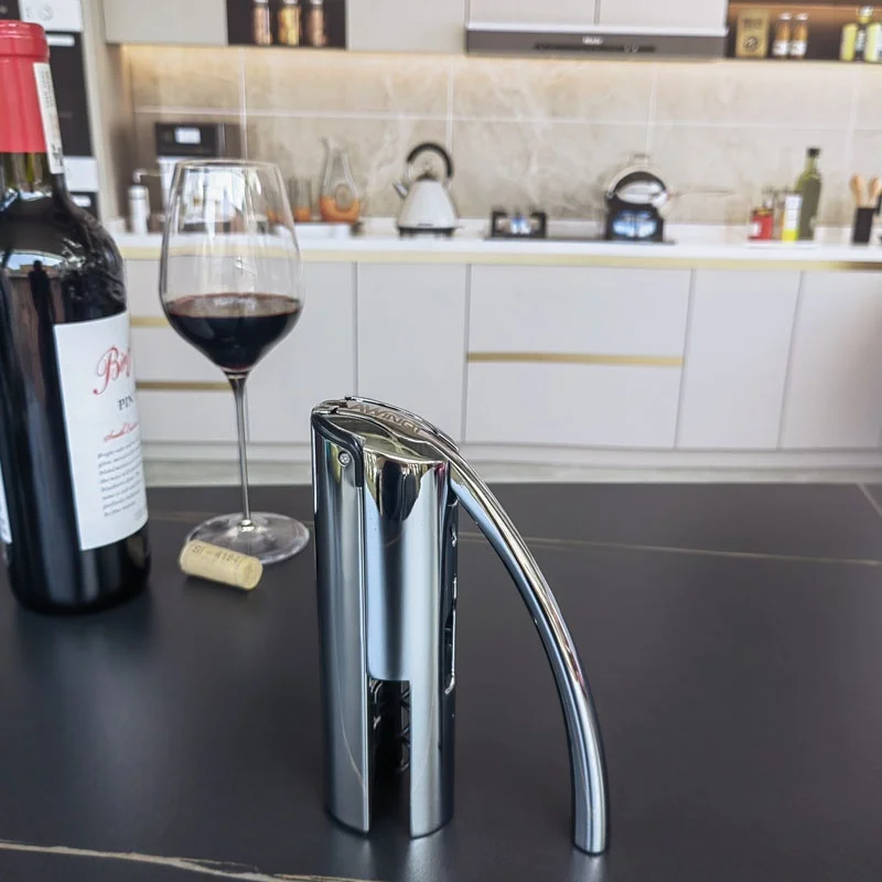 Stainless steel straight handle bottle opener for cork openers, bottle openers, wine tools, commercial, wine
