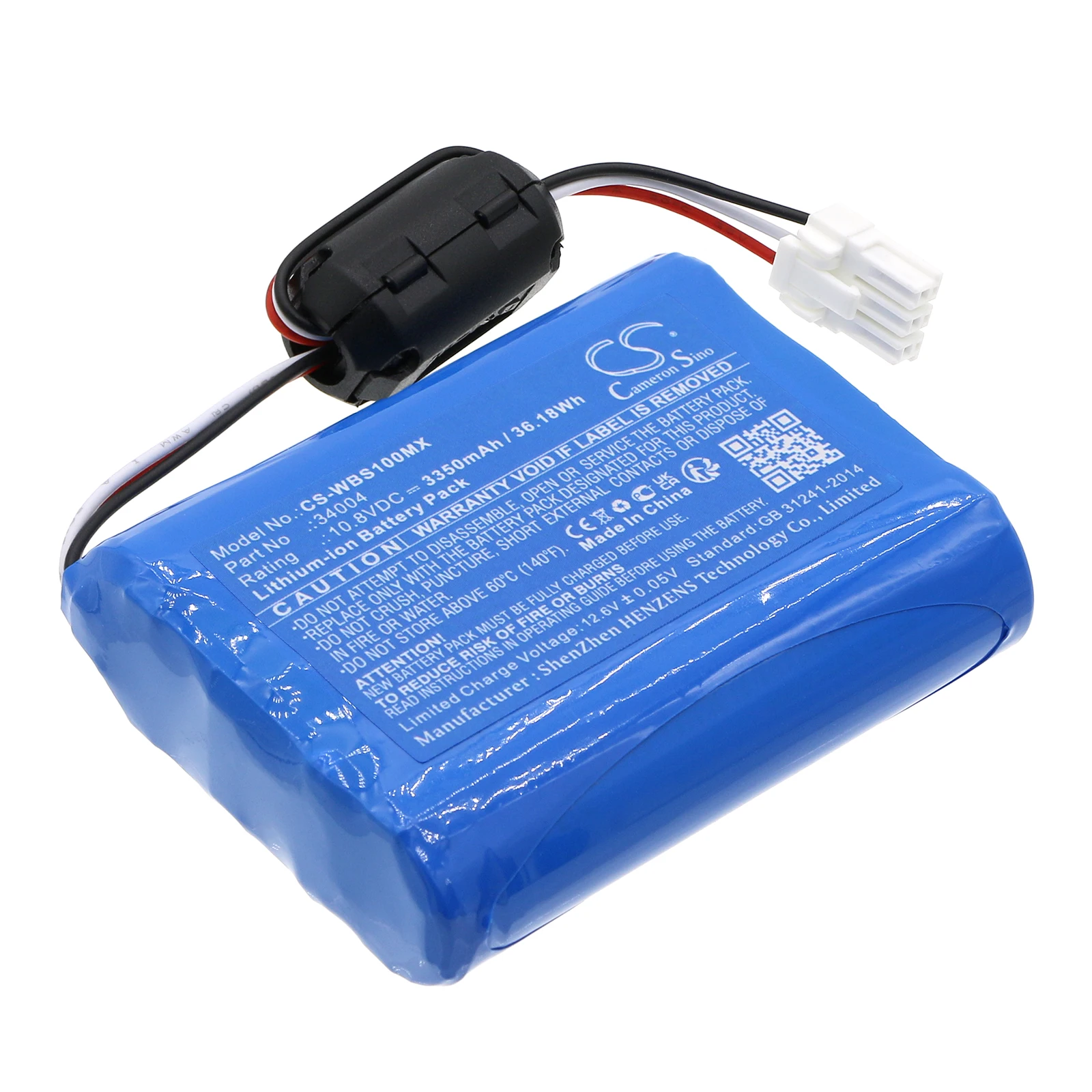 

CS Replacement Battery For Welch-Allyn VS100, VS100 Spot Vision Screener 30018-EX, 34004 3350mAh / 36.18Wh
