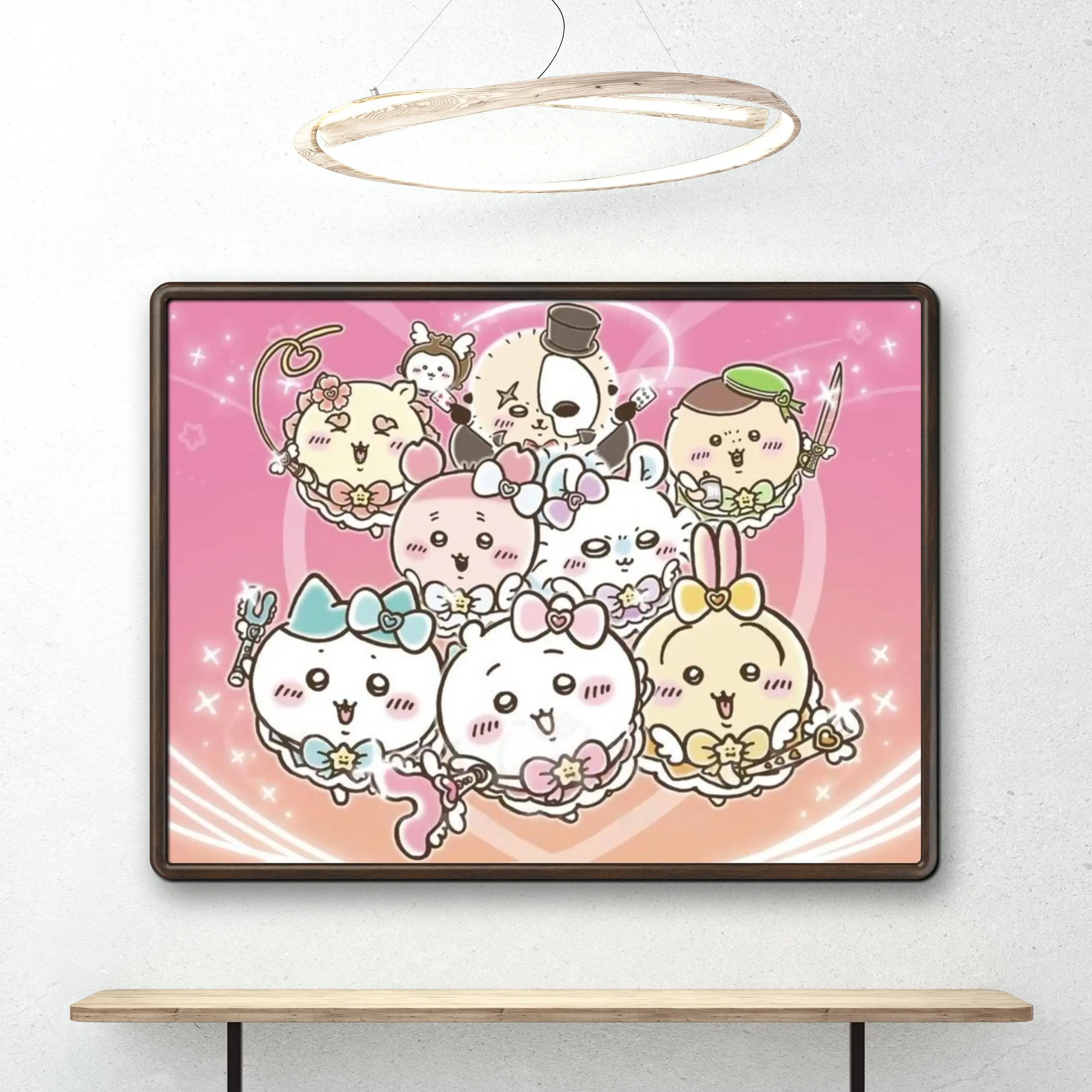 لطيف Chiikawa Hachiware الماس اللوحة فسيفساء اليابانية الكرتون أنيمي عبر الابره مجموعات التطريز الراين الأطفال هدية