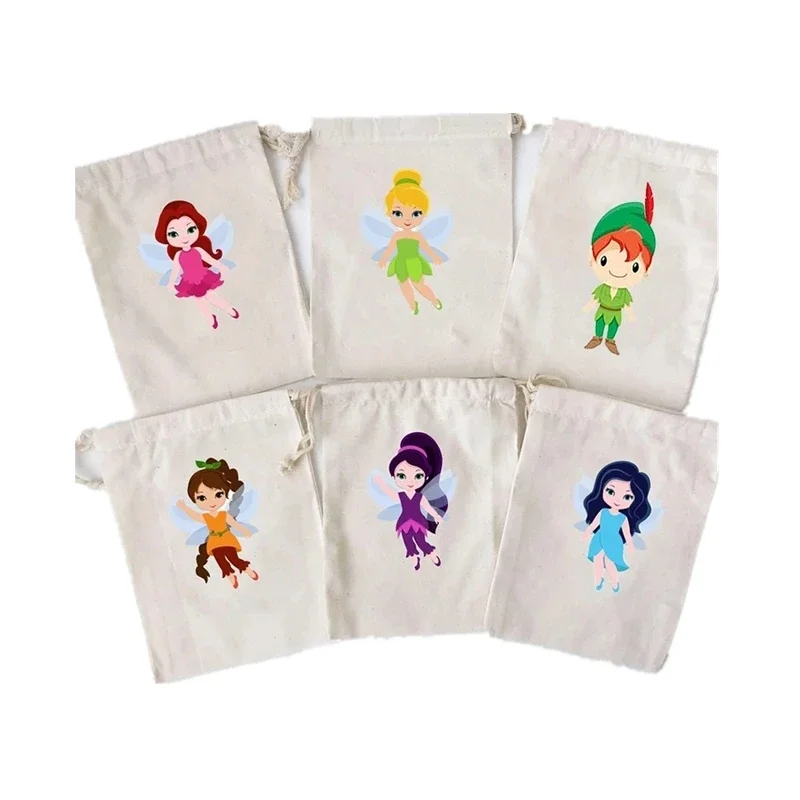 20pcs Candy gift favor bags Fairy Garden theme girl 1st 2nd 3rd 4th 5th 6th 7th 8th birthday Party decoration keepsake Coupon