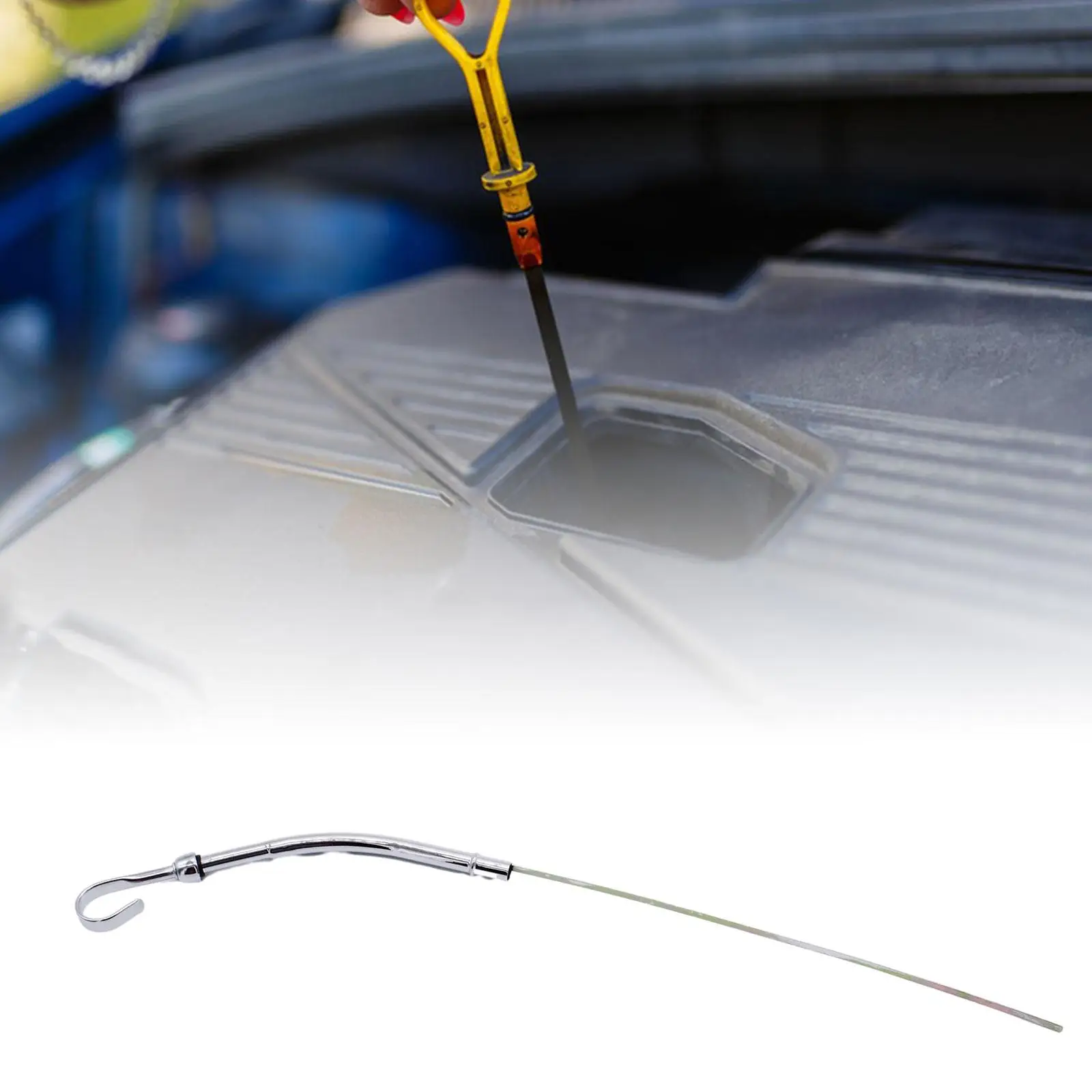 Engine Oil Dipstick High Performance 4957 6235 Flexible Accessory Easy to Install Replace Parts for Sbc 305 327 350 400