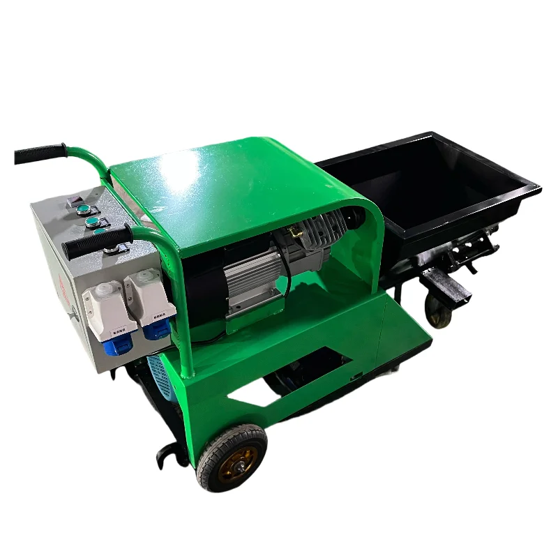 آلة رش الملاط الأسمنتي ذات الضغط العالي، مسدس رش الجص المحمول لمضخة تقديم البناء على الحائط #3