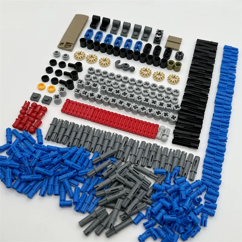 MOC-Bulk Gear Cross Axles Pin Set, blocos compatíveis de alta tecnologia, DIY carro granel brinquedos educativos, Bricks Acessório, Tecnologia 11214