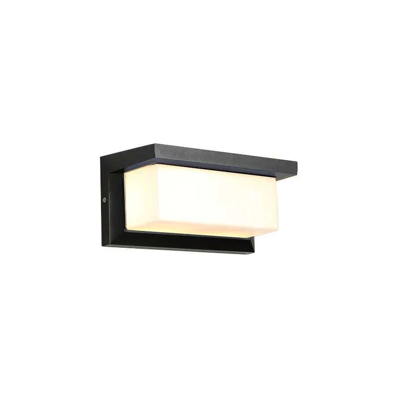 Imagem -06 - Luz Led de Parede Exterior com Sensor de Movimento Luzes Impermeáveis Varanda e Iluminação do Jardim Lâmpada de Parede Ac85265v Ip65