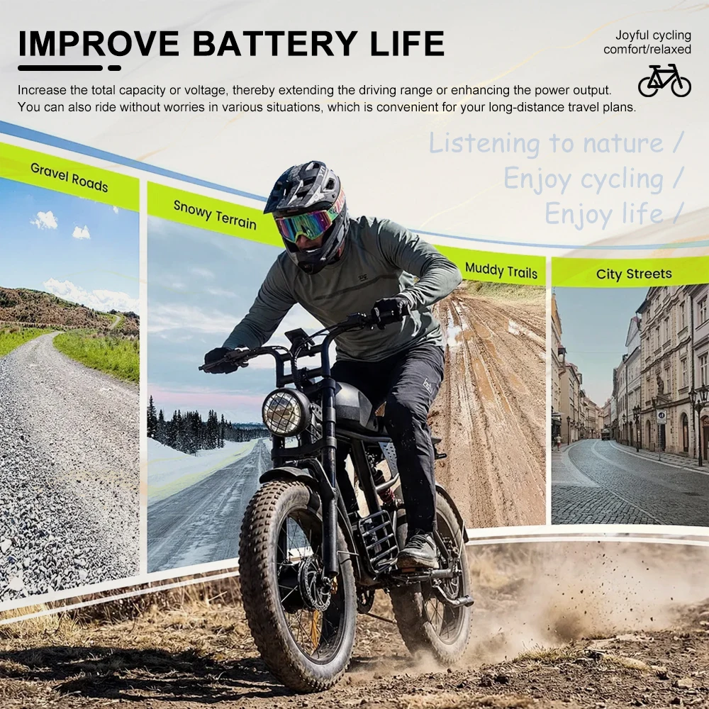 Electric Bicycle Dual Battery Connect 20-72V 60/80/100A 40-100V 120A Adapter Discharge Converter Ebike Module Balanced Discharge