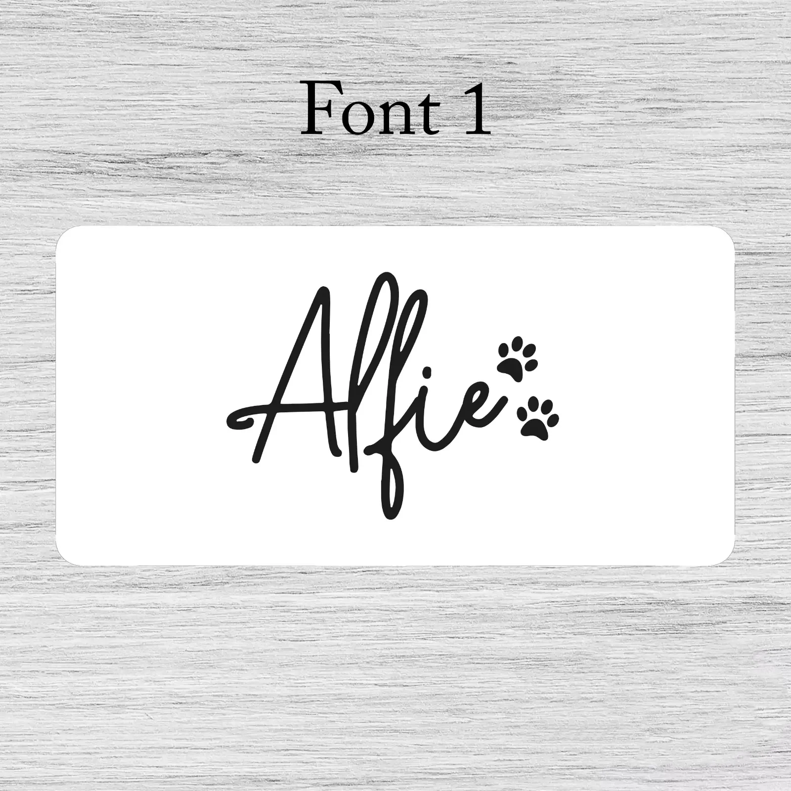 Personalised Aluminum Composite Panel Pet Dog Kennel Door Sign Memorial Plaque Customized with  Any Name