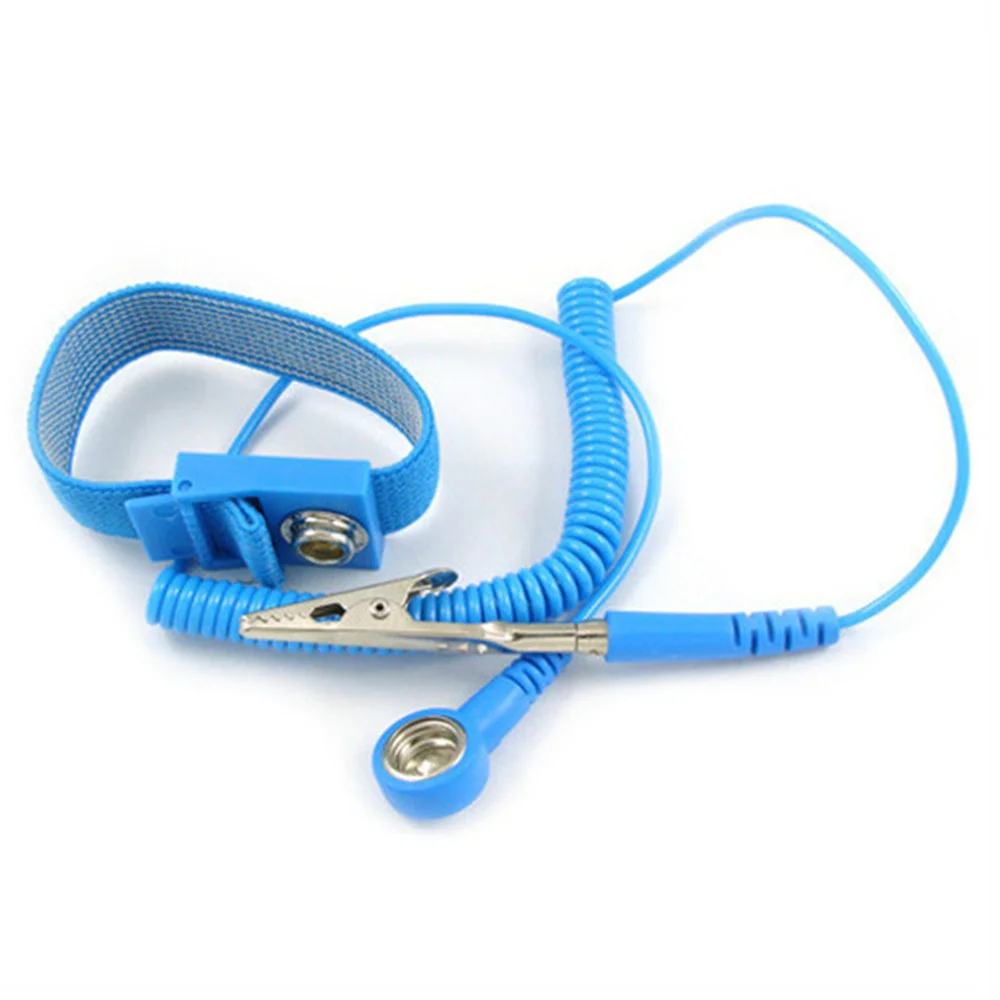 Antistatic Anti Static ESD Wristband Wrist Strap Cordless Wireless Clip Discharge Cables for Electronics Repair Work Tools