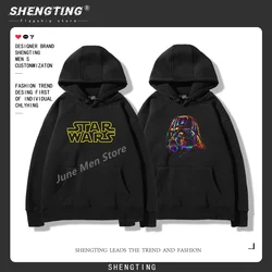 (Uniqlo) Star Wars hoodie man Darth Vader Force lightsaber Top Long Sleeve Hoodie Men Cotton Hoodie Top Summer Women Men Hoodie