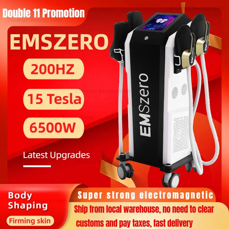 

11.11 EMSzero Machines 15 tesla RF 6500w NEO Body Slimming Nova Fat Burning Muscle EMS Sculpting Electromagnetic Stimulate Pro