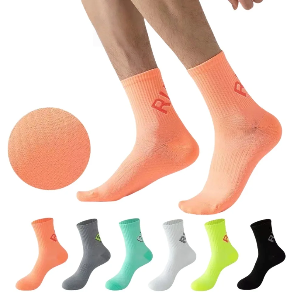 

1 пара носков для бега для мужчин и женщин, спортивные короткие спортивные носки для полотенец, низкий верхний марафон, баскетбольные носки для фитнеса