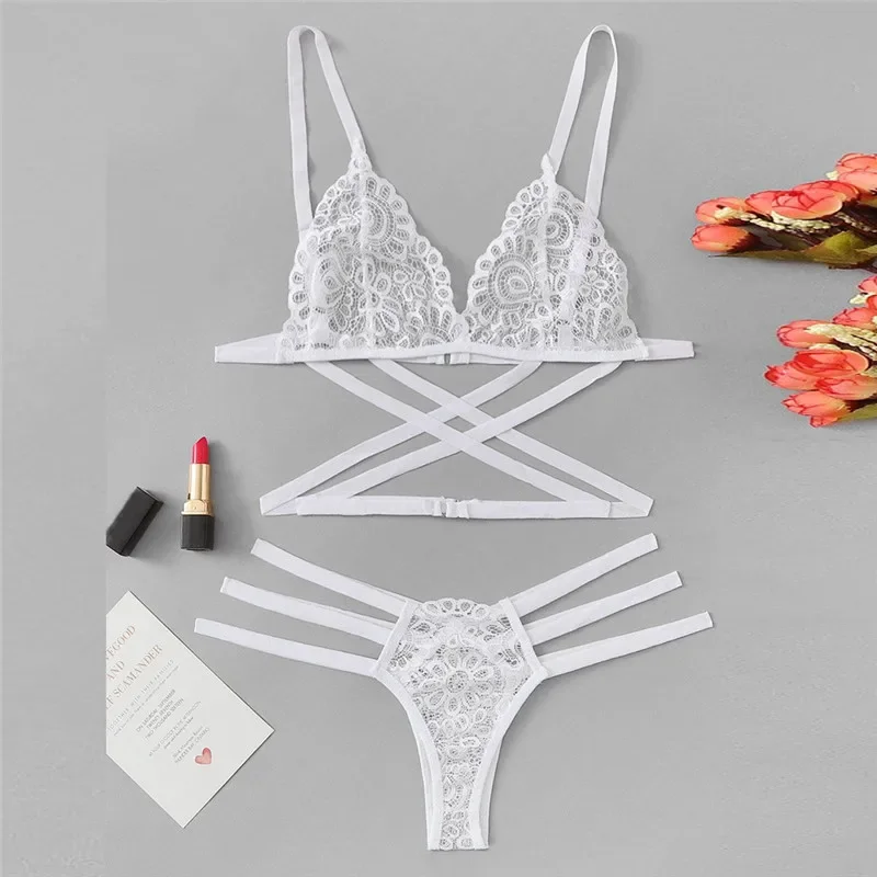 

Сексуальное горячее женское белье, бюстгальтер, трусики, женские экзотические кружевные стринги, стринги с ремешком, полые бикини, бюстгальтеры, нижнее белье для женщин, нижнее белье