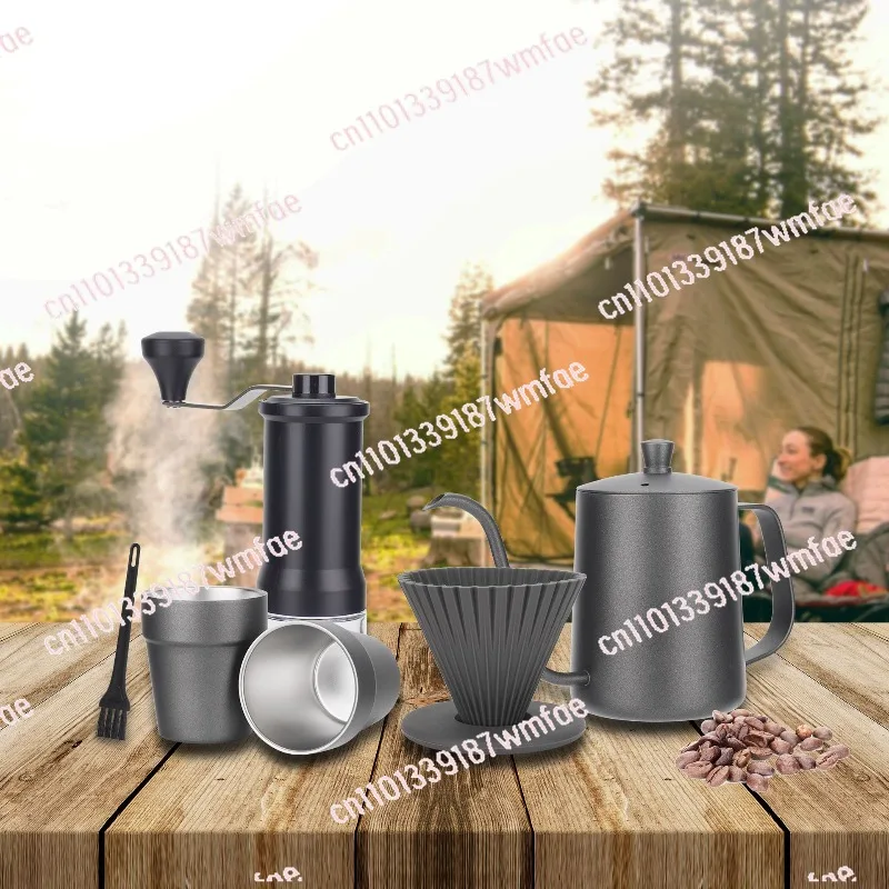 

Hand Brew Coffee Pot Set Home Travel Brew Coffee Gift Travel Hand-brewed Coffee Pot Set Filter Cup Hand-brewed Pot Combination