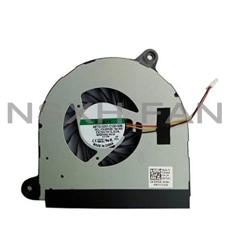 

SSEA Wholesale New laptop CPU Cooling Fan Inspiron 17R 5720 7720 3760 laptop MF75120V1-C100-G99