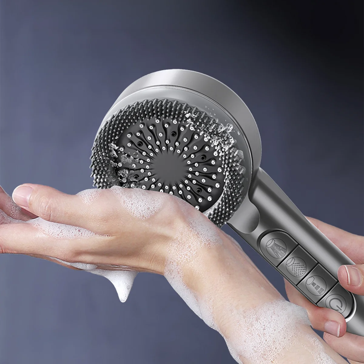High-Pressure Shower Head Set with Filter Nozzles Shower Massage Faucet Multi-Speed Shower Head with Extra-Large Water Flow
