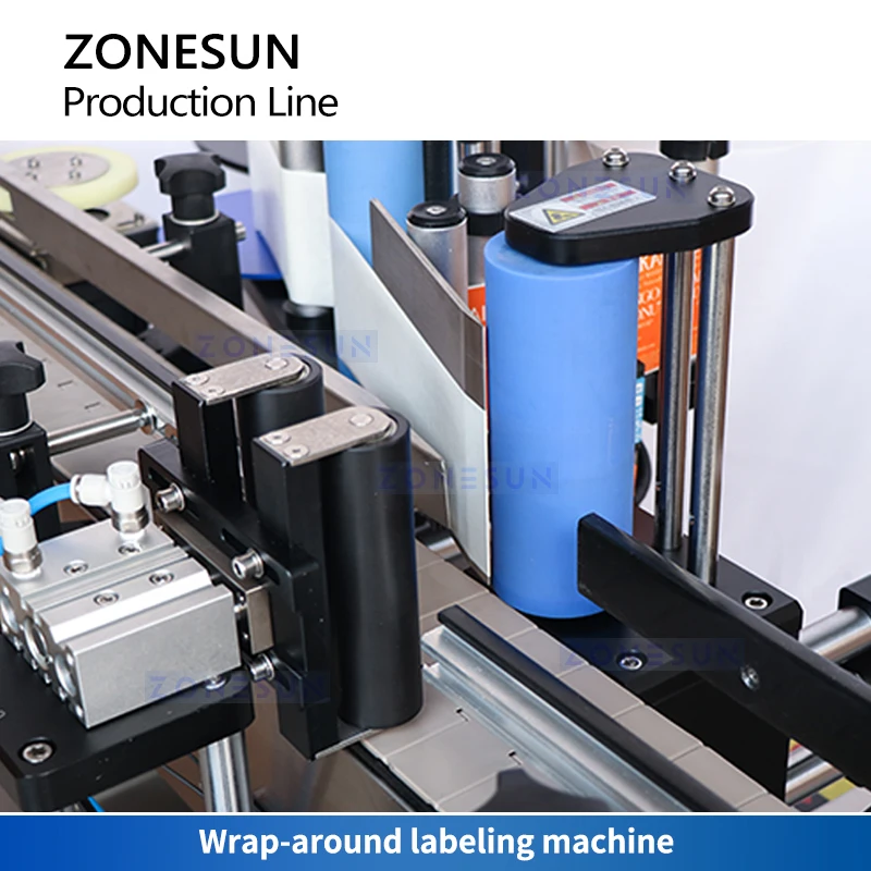 Zonesun ZS-FALU4, машина для розлива, машина для нанесения этикеток, машина для упаковки бутылок, линия для упаковки жидкостей