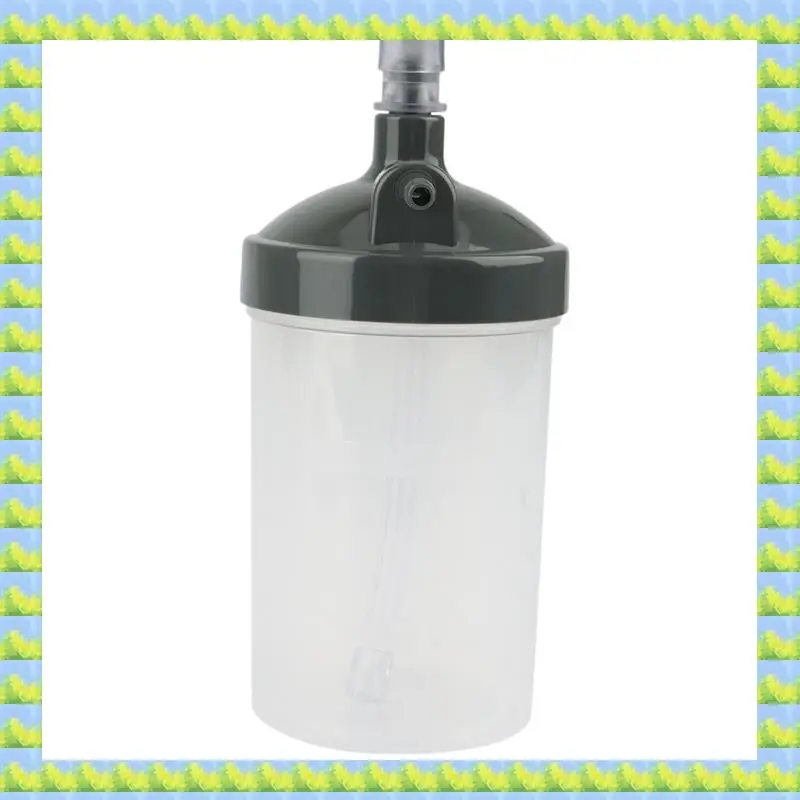 FZFZ 2X Oxygen Generator Humidifier Bottles, Replacement Practical Reusable Oxygen Concentrator Humidifier, Plastic Durable B