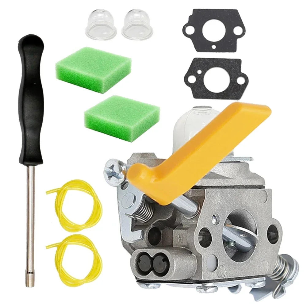 Outdoor Gardening 19 12 4 C1U H60 Replacement Carburetor Replacement Kit Engine Performance Improved Fuel Mixing