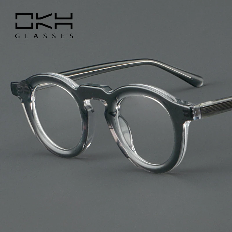 

OKH Plate glasses are hot selling, retro round frame, personalized and fashionable, can be paired with old ones B44