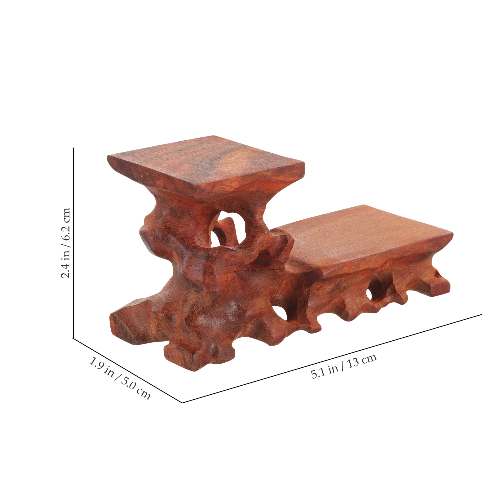 

Wooden Base for Vase Teapot Buddha Statue Display Stand Riser Craft Decor Home Storage Collectibles Wooden Box Container