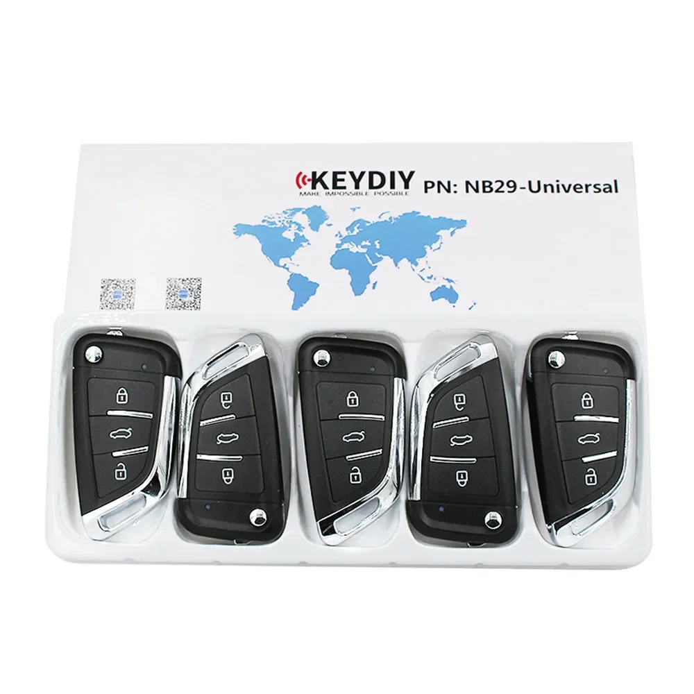 1/2/3pcs KEYDIY NB29 Multi-functional Car Remote Key 3 Buttons KD NB Series Car Remote Key for KD900/MINI/KD-X2 Programmer