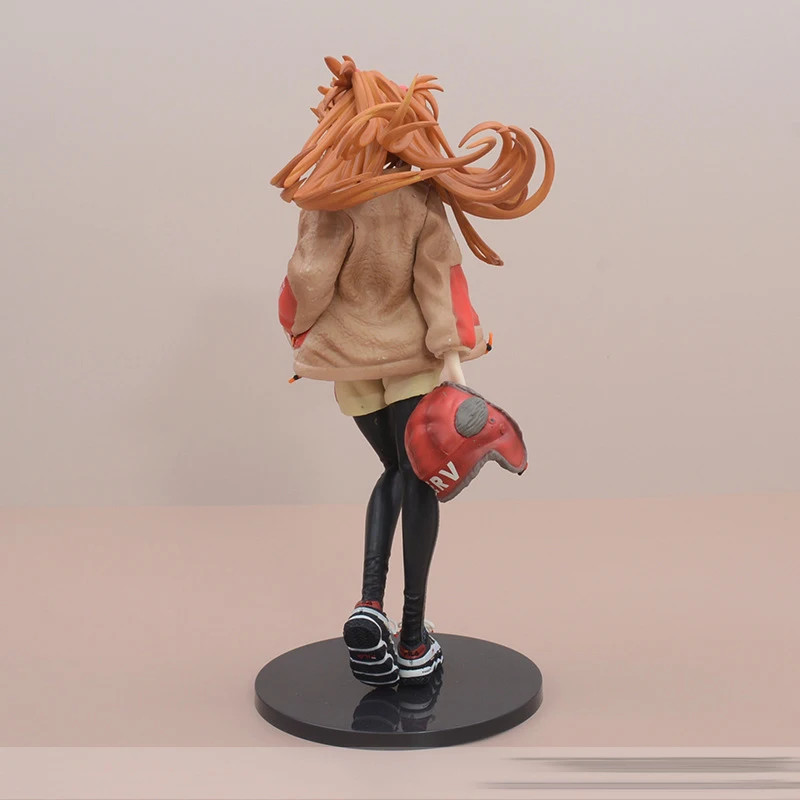 23CM EVA Anime Figure Asuka Langley Soryu Tide Brand Costume Dress Up Model Toy Gift Collection PVC Evangelion Aciton Figure