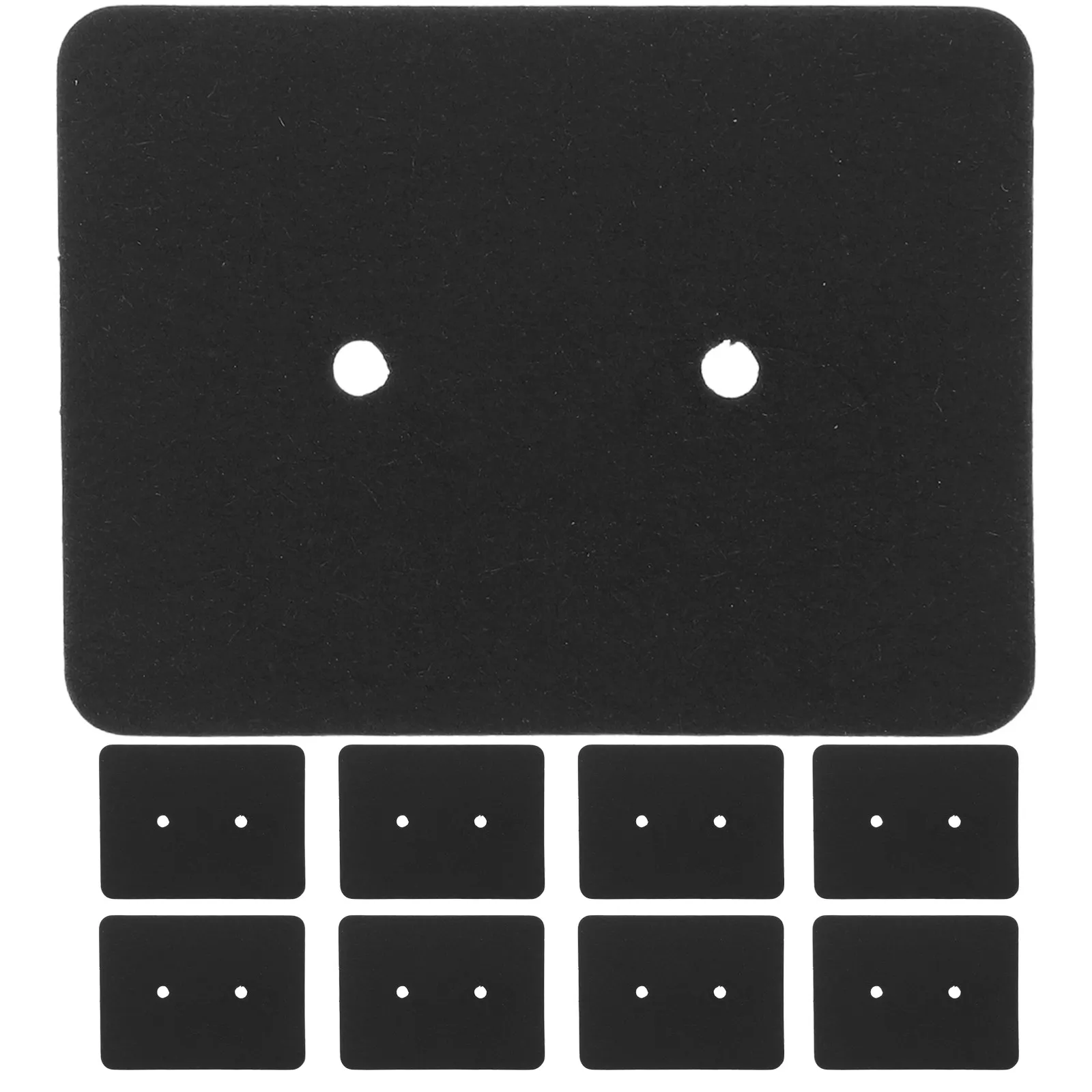 

300Pcs Display Cards Kraft Paper Earring Tags Blank Jewelry Packaging Cards Hanging Stud Dangle Earrings Retail Supplies