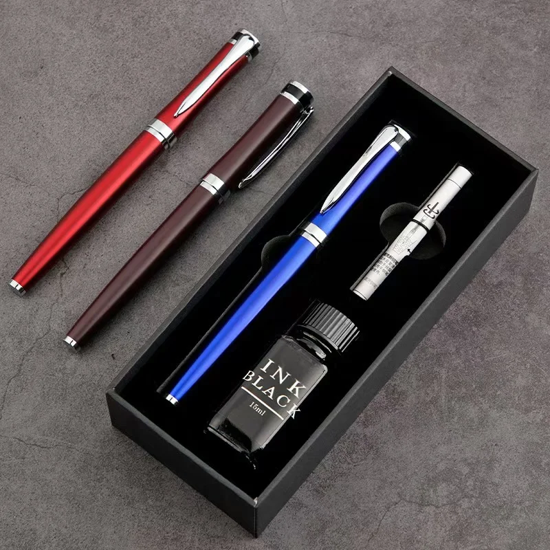 Manufacturers now wholesale 3071 pen ink set business metal gift box set