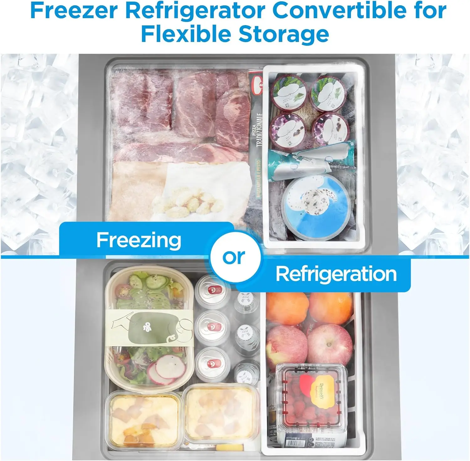 MERC04C4BAWW 3.5 قدم مكعب لفريزر الصدر، قدم مكعب قابل للتحويل، أبيض · مبيعات المصنع مباشرة #2