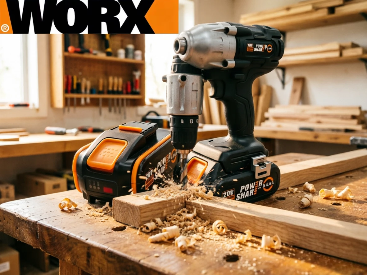 

Original WORX V20 Battery 20V Max Lithium Ion Battery High Drain Durable Replacement Battery Fit All Worx 20V Series Power Tools