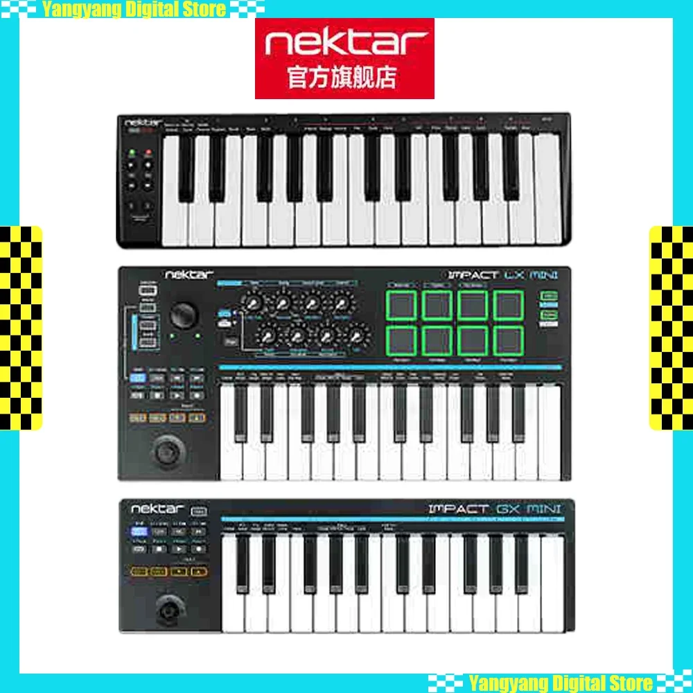 

Nektar LX25+ Arranger Keyboard LX GX Mini Multi-function Controller Portable Professional Arranger Midi Keyboard Music Creator