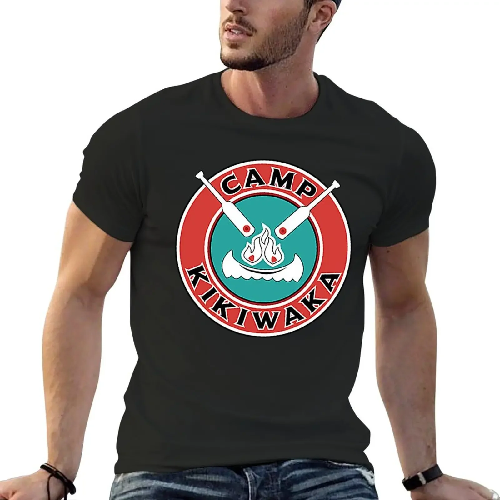 Maine Camp T-Shirt Clothing sports fans Luxury man graphic t shirt vintage T-shirts for men cotton