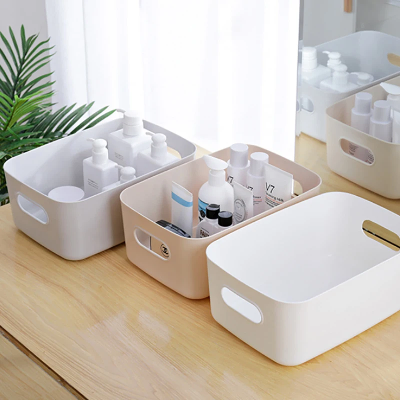 Storage Basket Rectangular Storage Boxes Portable Storage Basket Suitable For Kitchen, Bedroom, Office