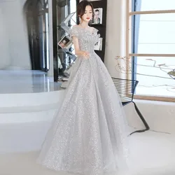 Dress Women's Summer New Temperament Solid Color Diamond-studded Lotus Leaf Wrap Chest Word Collar A-line Skirt Female Clothing