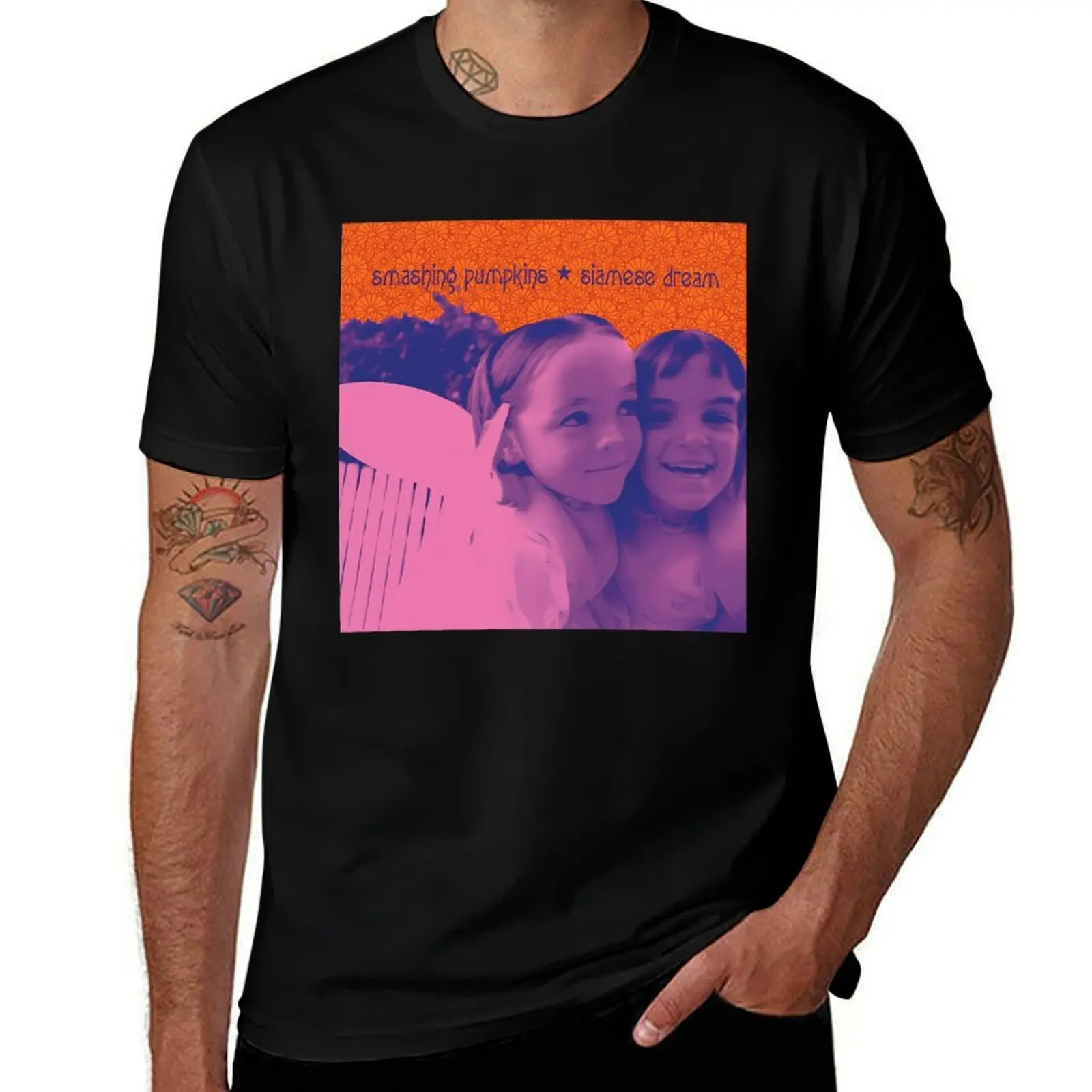 Siamese Dream T-Shirt quick drying summer tops mens cotton t shirts