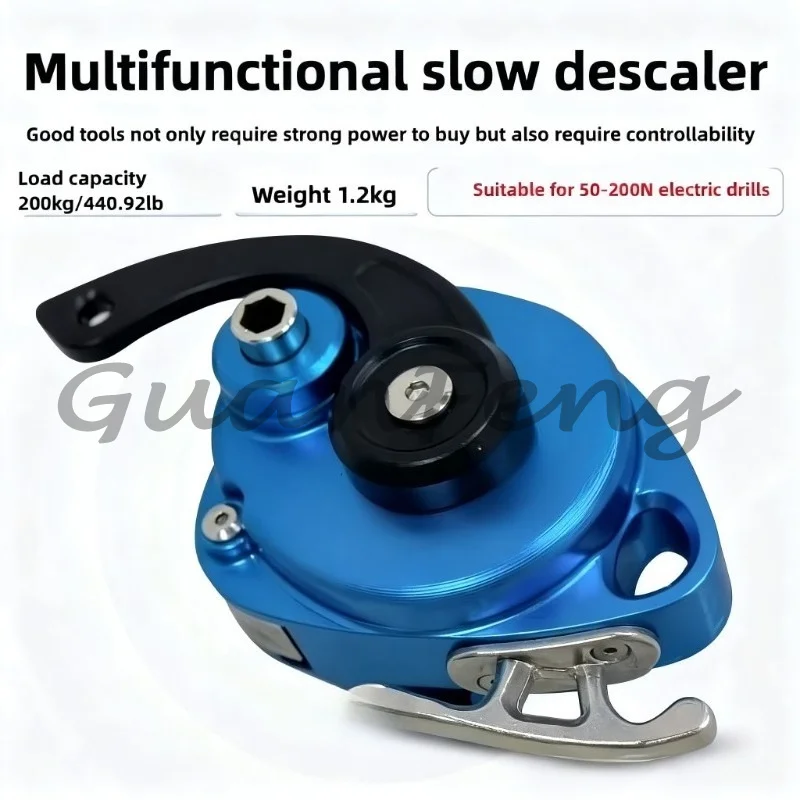 200kg 440.92lb Load Electric Climbing Hoist, Fall Arrest Safety Device for Rock and Wall Climbing