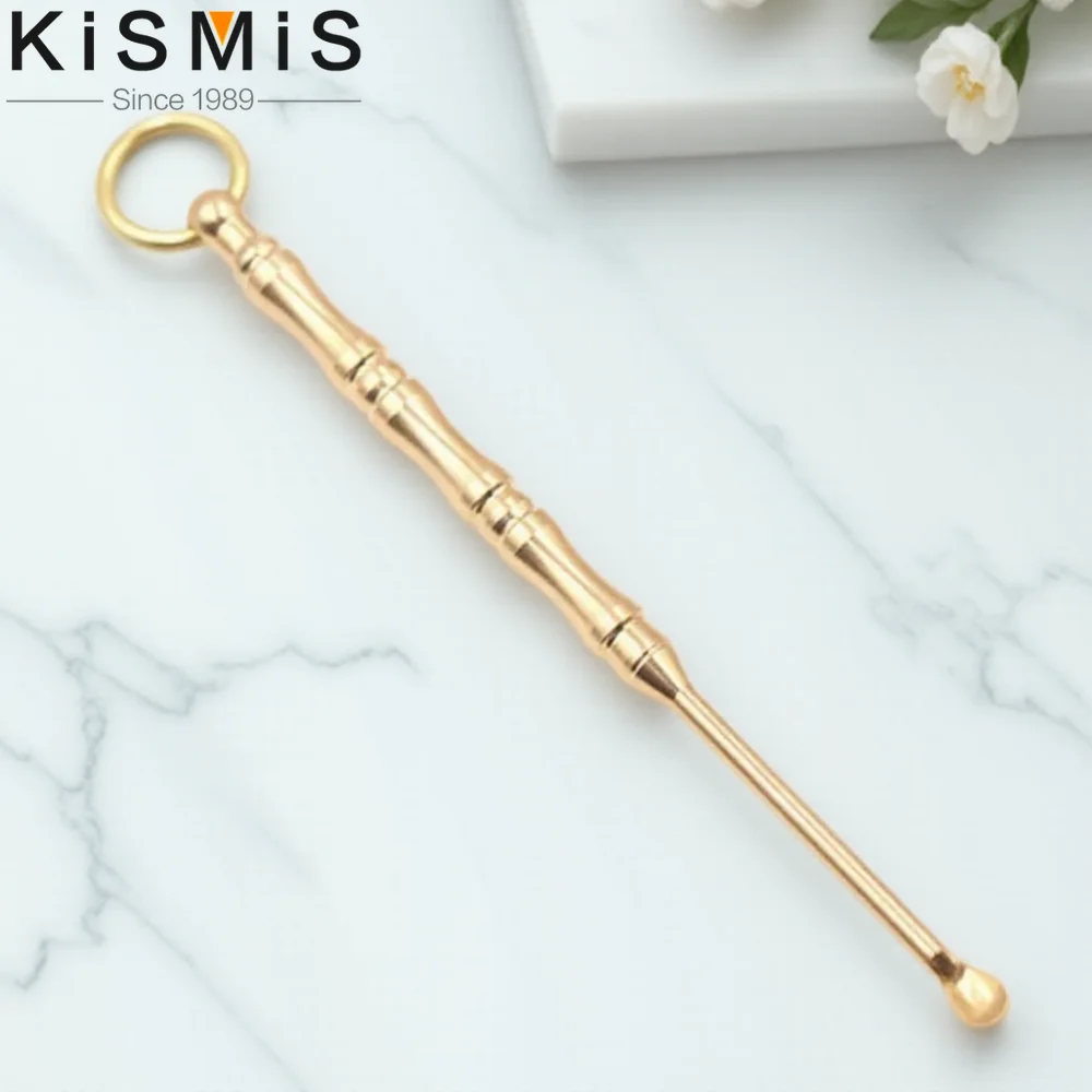 

Винтажная латунная мини-ложка, лопата, медицинская ложка, брелок для ключей, инструмент для чистки ушей для здравоохранения