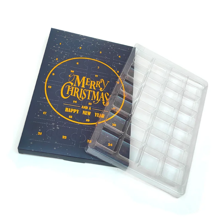 Customized query24 Empty Ready to Ship Advent Calendar Box for Gift Packaging