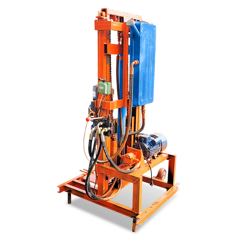 Customized Handheld Light Drilling Rig 100m Depth Electric Hydraulic System Portable Mini